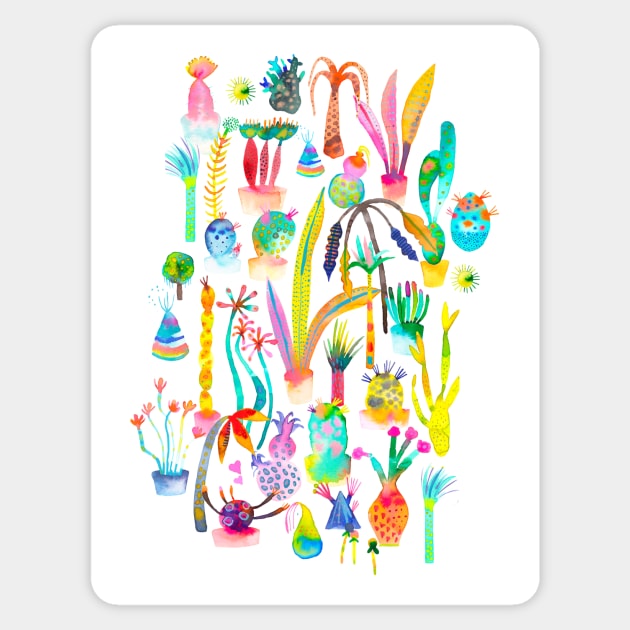 Imaginary Lush Plant Garden Sticker by ninoladesign